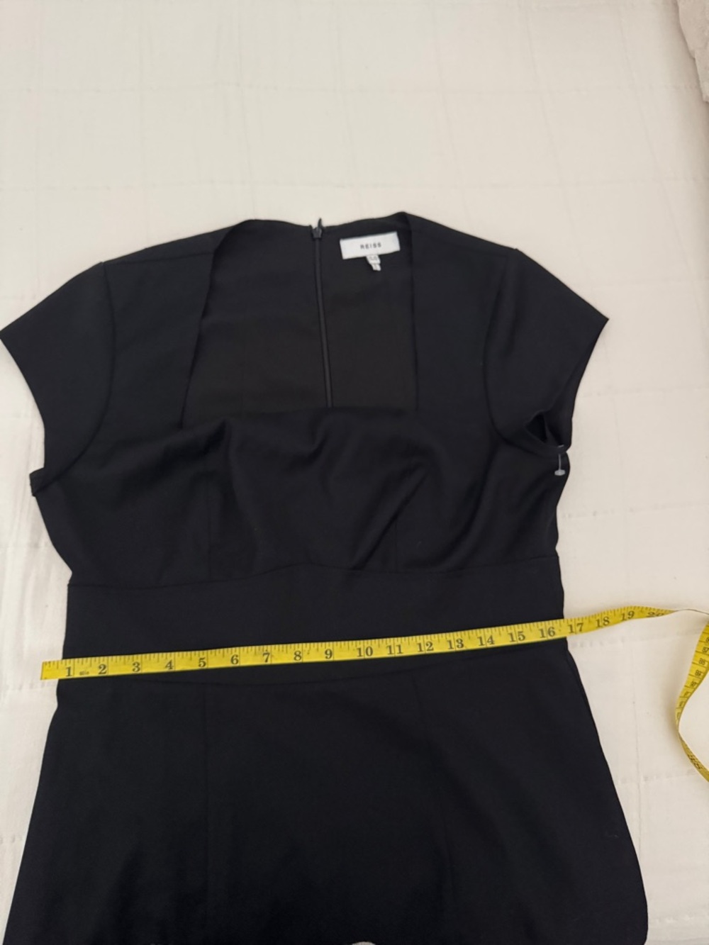 REISS HAISLEY TAILORED DRESS IN BLACK Size US 10 new - Picture 13 of 13
